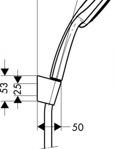 Душевой набор Hansgrohe Croma 100 Vario/Porter’S 1,60 м, ½ (27594000)