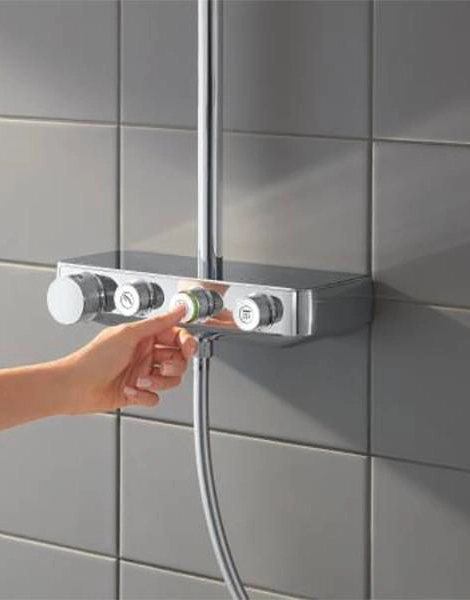 Душевая колонна Grohe Euphoria с термостатом Хром (26508000)