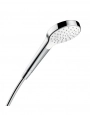 Ручной душ Hansgrohe Croma Select S 1jet, белый/хром (26804400)