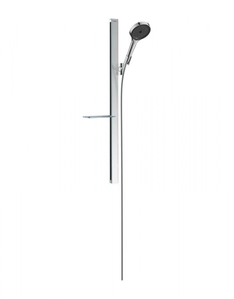 Душевой набор Hansgrohe Rainfinity 130 3jet, со штангой 90 см и мыльницей, хром (27671000)