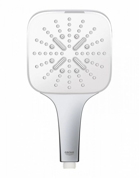 Ручной душ Grohe Rainshower SmartActive 130 Cube Белая луна (26551LS0)