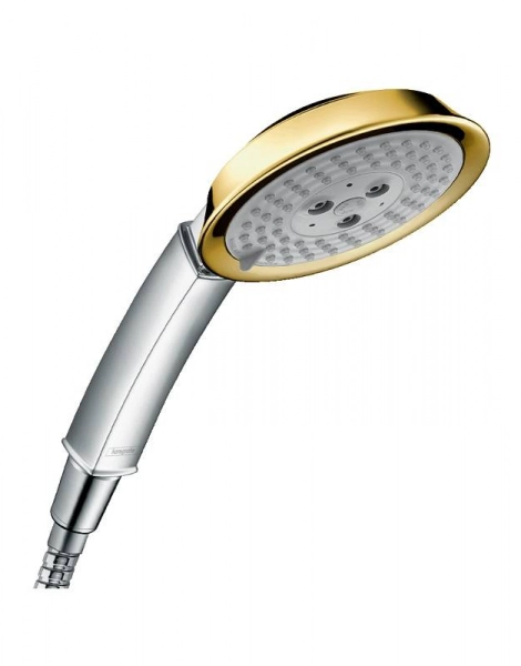 Ручной душ Hansgrohe Raindance Classic, 100 3jet, хром/под золото (28548090)