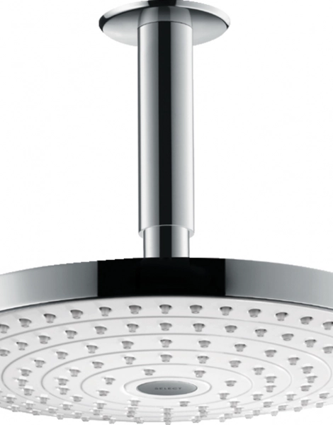 Верхний душ Hansgrohe Raindance Select S 24, белый хром (26467400)