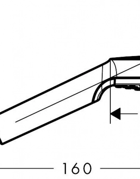 Ручной душ Hansgrohe Crometta 1jet (26331400)