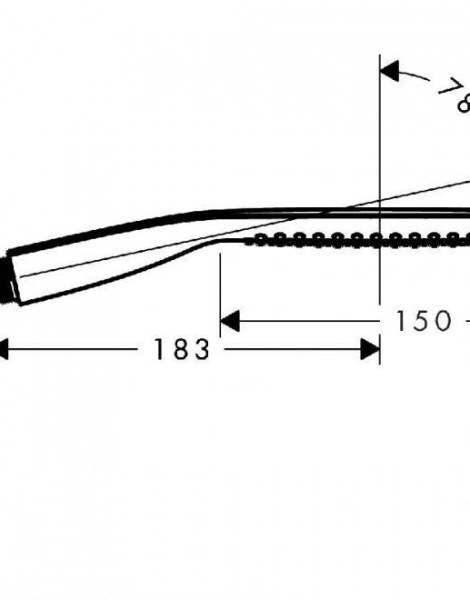 Ручной мини-душ Hansgrohe PuraVida 120 1jet, ½’ (28558000)