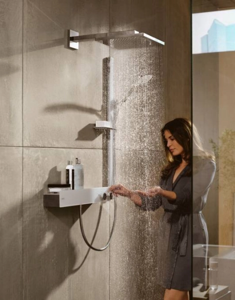 Верхний душ Hansgrohe Raindance E 300 1jet, квадратный, 30*30 см, хром (26238000)