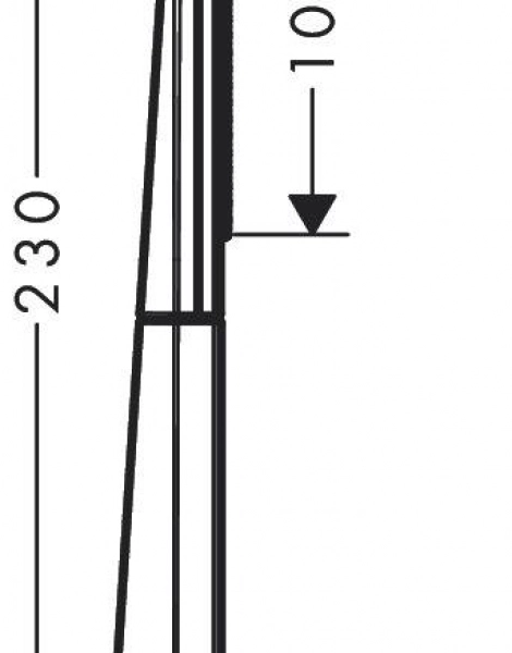 Ручной душ Hansgrohe Rainfinity 100 1jet шлифованная бронза (26866140)