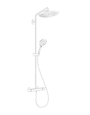 Душевая колонна Hansgrohe Croma Select S Showerpipe 280 1jet, с термостатом и ручным душем Raindance Select S 120 3jet, матовый белый