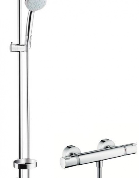 Душевой набор Hansgrohe Croma 100 Vario EcoSmart/Ecostat Comfort Combi 0,90 м, ½’ (27033000)