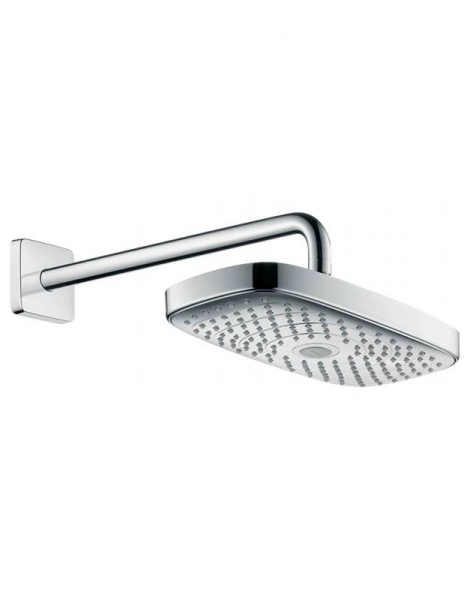 Верхний душ Hansgrohe Raindance Select E 300 2jet EcoSmart, с держателем