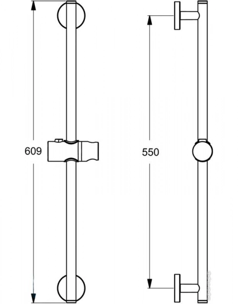 Душевая штанга Ideal Standard Idealrain 600 (B9420AA)