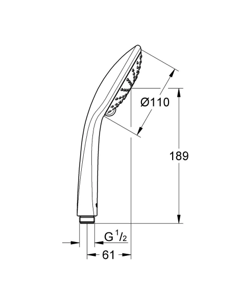 Душевая лейка Grohe Euphoria (27220000)