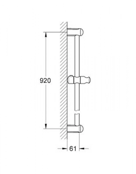 Душевая штанга GROHE Tempesta Classic (27524000)