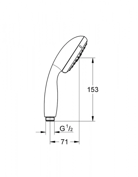 Ручной душ Grohe Tempesta 100 Хром (28419002)