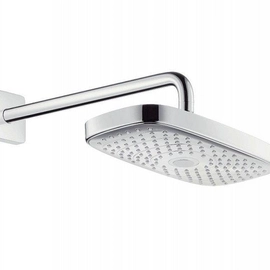 Export Group – Верхний душ Hansgrohe Raindance Select E 300 2jet EcoSmart, с настенным кронштейном, белый/хром (26609400)