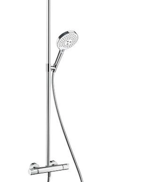 Душевая система Hansgrohe Raindance Select S, с термостатом, белый/хром (27129400)