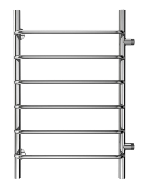 Полотенцесушитель водяной AZARIO MODENA 500/800 6 секций, боковое подключение, 1